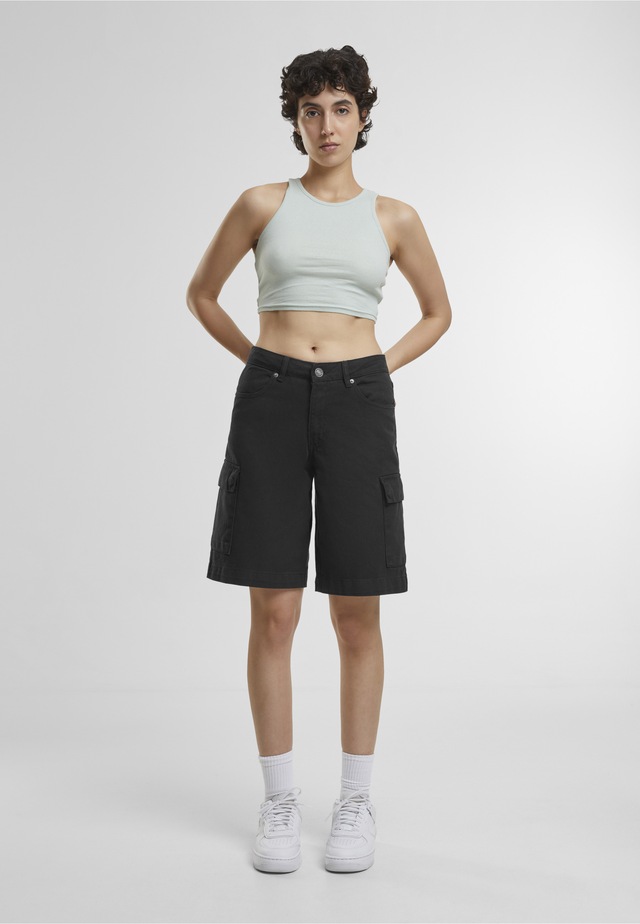 URBAN CLASSICS Tanktop »Urban Classics Damen Ladies Cropped Rib Top« 1 Stk.
