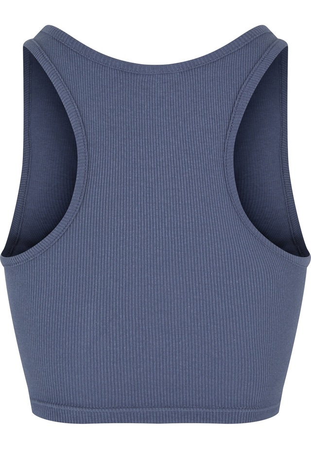 URBAN CLASSICS Tanktop »Urban Classics Damen Ladies Cropped Rib Top« 1 Stk.