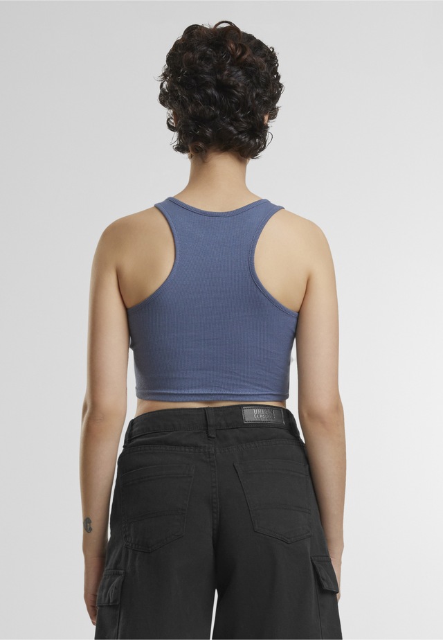 URBAN CLASSICS Tanktop »Urban Classics Damen Ladies Cropped Rib Top« 1 Stk.