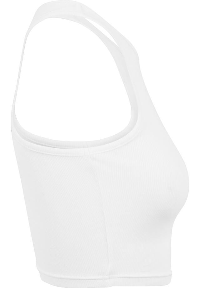 URBAN CLASSICS Tanktop »Urban Classics Damen Ladies Cropped Rib Top« 1 Stk.