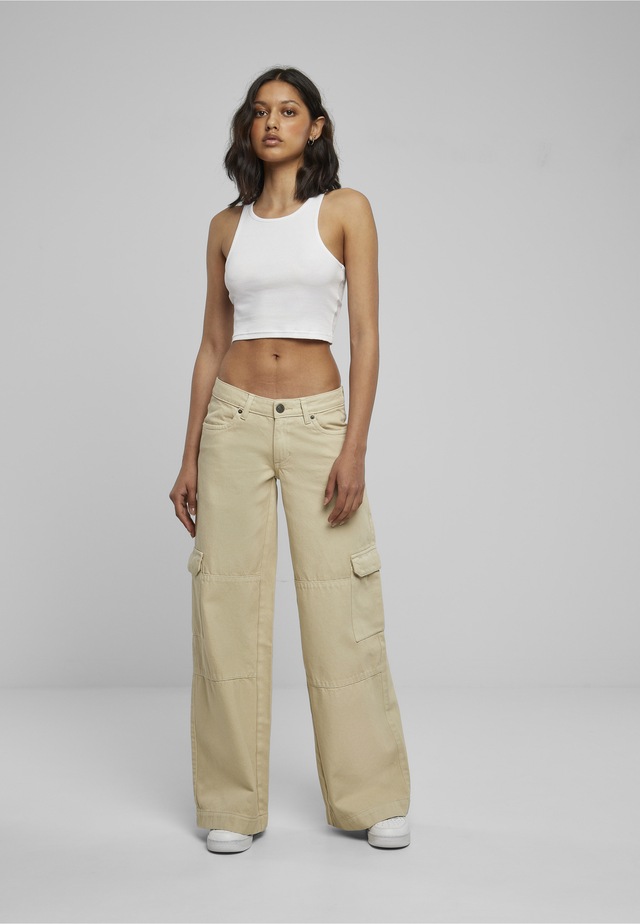 URBAN CLASSICS Tanktop »Urban Classics Damen Ladies Cropped Rib Top« 1 Stk.