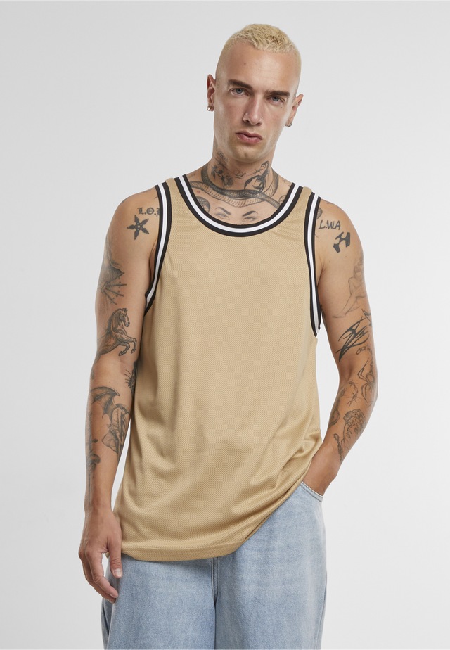 URBAN CLASSICS Tanktop »Urban Classics Herren Mesh Tanktop« 1 Stk.