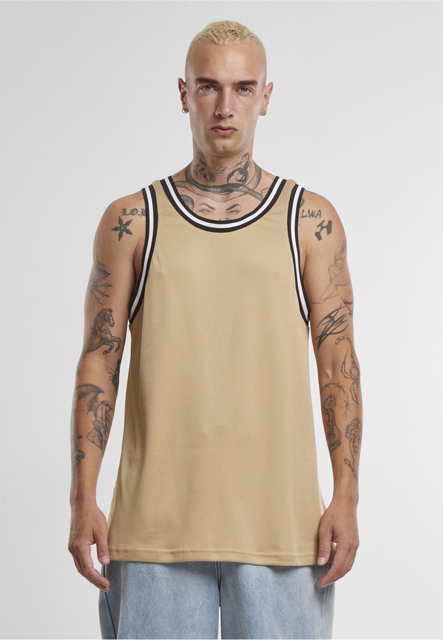 URBAN CLASSICS Tanktop »Urban Classics Herren Mesh Tanktop« 1 Stk.