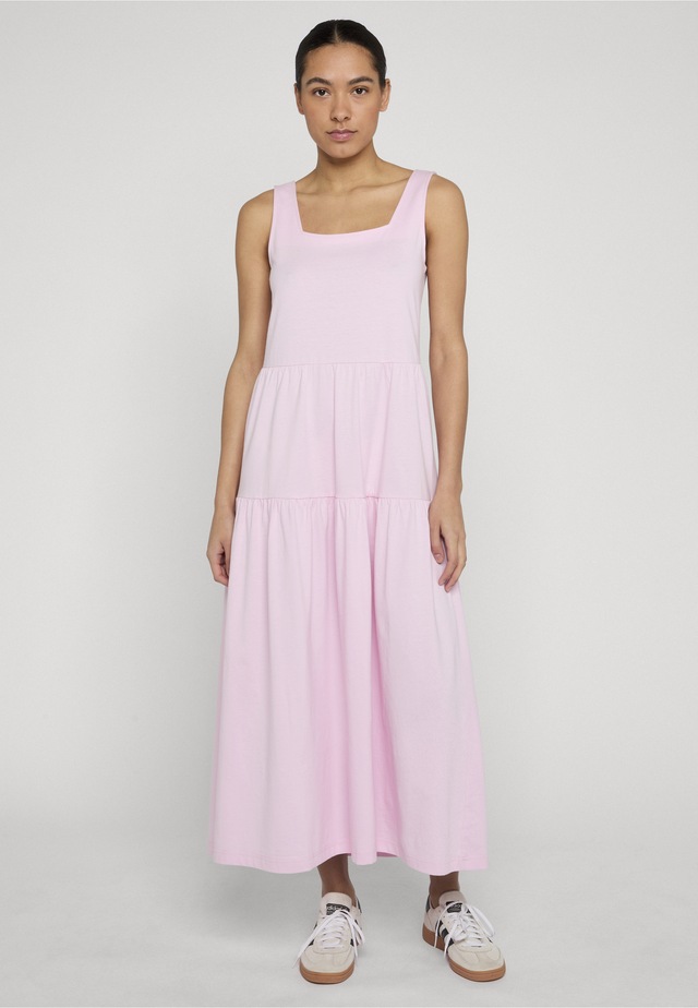 URBAN CLASSICS Shirtkleid »Urban Classics Damen Ladies 7/8 Length Valance Summer Dress« 1 Stk. tlg.