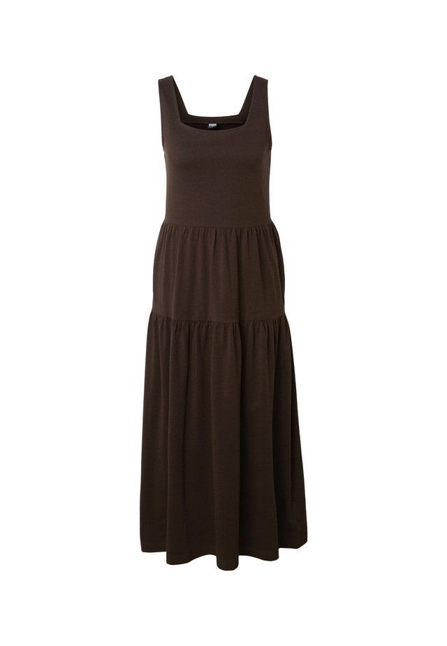 URBAN CLASSICS Shirtkleid »Urban Classics Damen Ladies 7/8 Length Valance Summer Dress« 1 Stk. tlg.