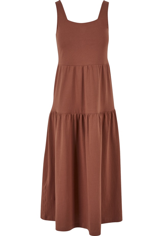 URBAN CLASSICS Shirtkleid »Urban Classics Damen Ladies 7/8 Length Valance Summer Dress« 1 Stk. tlg.