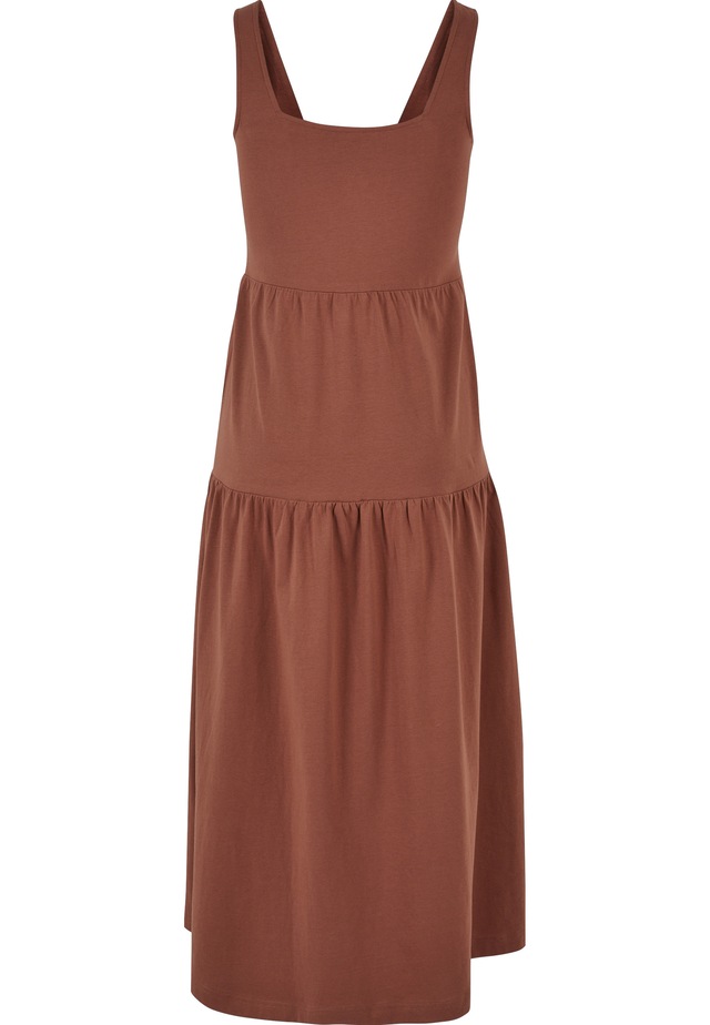 URBAN CLASSICS Shirtkleid »Urban Classics Damen Ladies 7/8 Length Valance Summer Dress« 1 Stk. tlg.