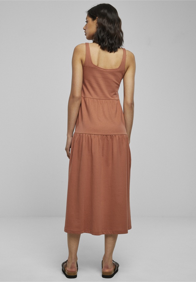URBAN CLASSICS Shirtkleid »Urban Classics Damen Ladies 7/8 Length Valance Summer Dress« 1 Stk. tlg.