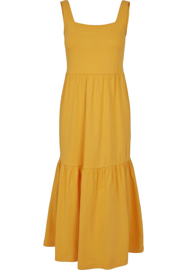 URBAN CLASSICS Shirtkleid »Urban Classics Damen Ladies 7/8 Length Valance Summer Dress« 1 Stk. tlg.