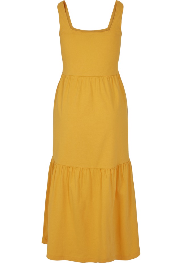 URBAN CLASSICS Shirtkleid »Urban Classics Damen Ladies 7/8 Length Valance Summer Dress« 1 Stk. tlg.