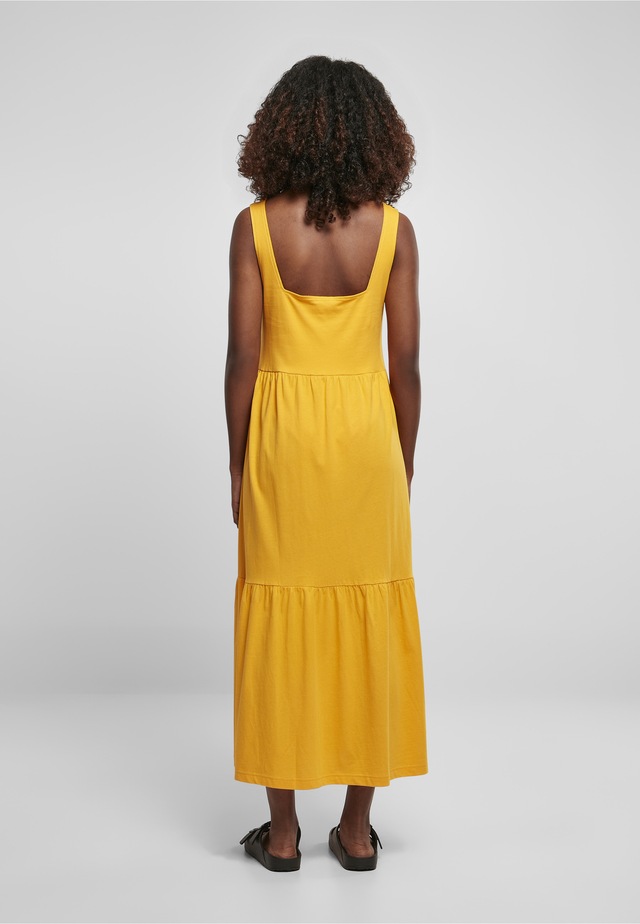 URBAN CLASSICS Shirtkleid »Urban Classics Damen Ladies 7/8 Length Valance Summer Dress« 1 Stk. tlg.