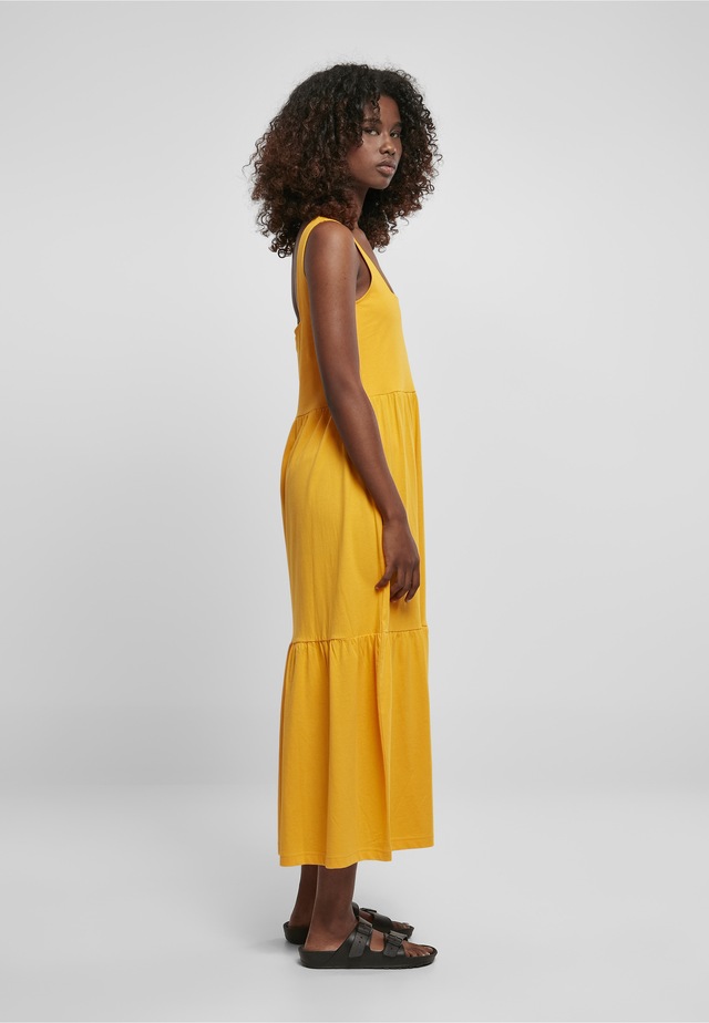 URBAN CLASSICS Shirtkleid »Urban Classics Damen Ladies 7/8 Length Valance Summer Dress« 1 Stk. tlg.