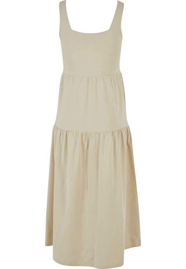 URBAN CLASSICS Shirtkleid »Urban Classics Damen Ladies 7/8 Length Valance Summer Dress« 1 Stk. tlg.