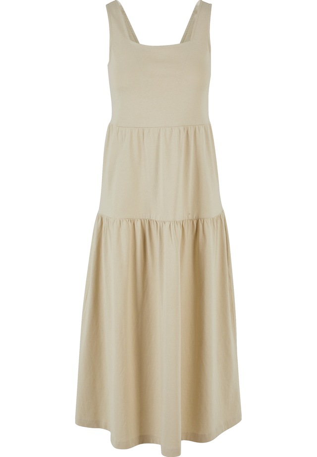 URBAN CLASSICS Shirtkleid »Urban Classics Damen Ladies 7/8 Length Valance Summer Dress« 1 Stk. tlg.