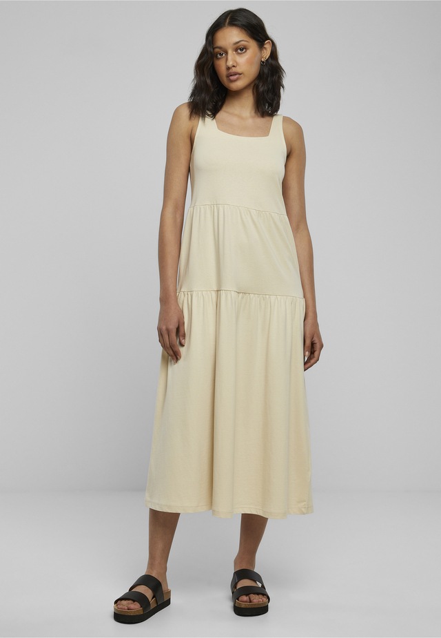 URBAN CLASSICS Shirtkleid »Urban Classics Damen Ladies 7/8 Length Valance Summer Dress« 1 Stk. tlg.