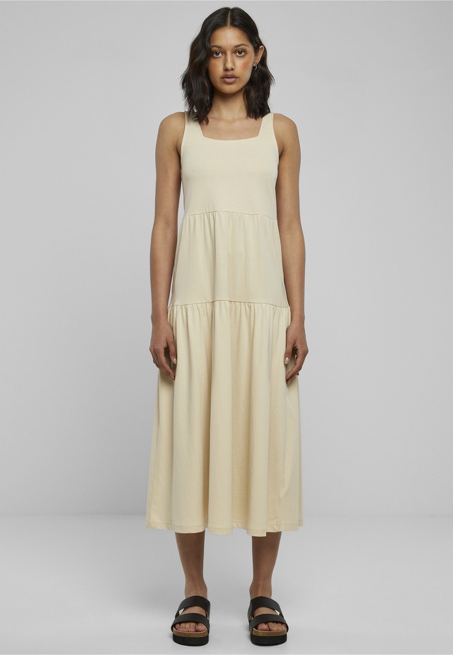 URBAN CLASSICS Shirtkleid »Urban Classics Damen Ladies 7/8 Length Valance Summer Dress« 1 Stk. tlg.