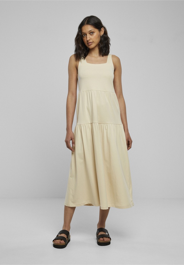 URBAN CLASSICS Shirtkleid »Urban Classics Damen Ladies 7/8 Length Valance Summer Dress« 1 Stk. tlg.