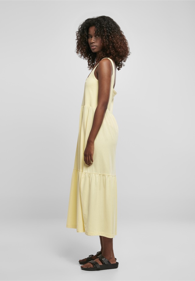 URBAN CLASSICS Shirtkleid »Urban Classics Damen Ladies 7/8 Length Valance Summer Dress« 1 Stk. tlg.