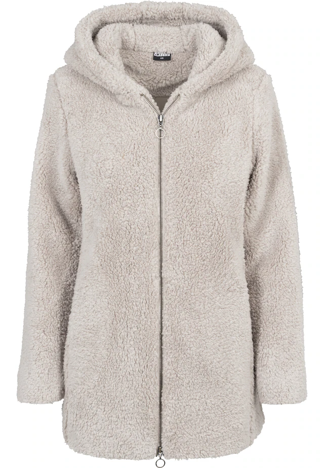 URBAN CLASSICS Langmantel »Urban Classics Damen Ladies Sherpa Jacket«