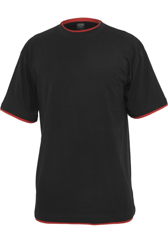 URBAN CLASSICS Kurzarmshirt »Urban Classics Herren Contrast Tall Tee« 1 Stk.