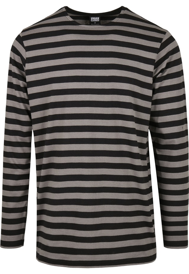 URBAN CLASSICS Langarmshirt »Urban Classics Herren Regular Stripe LS« 1 Stk.