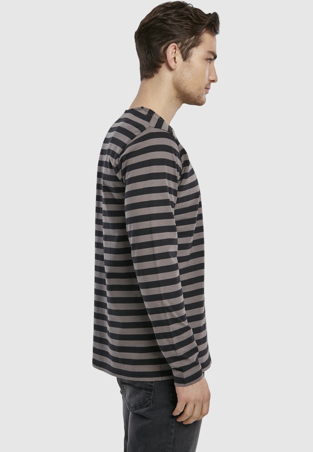 URBAN CLASSICS Langarmshirt »Urban Classics Herren Regular Stripe LS« 1 Stk.