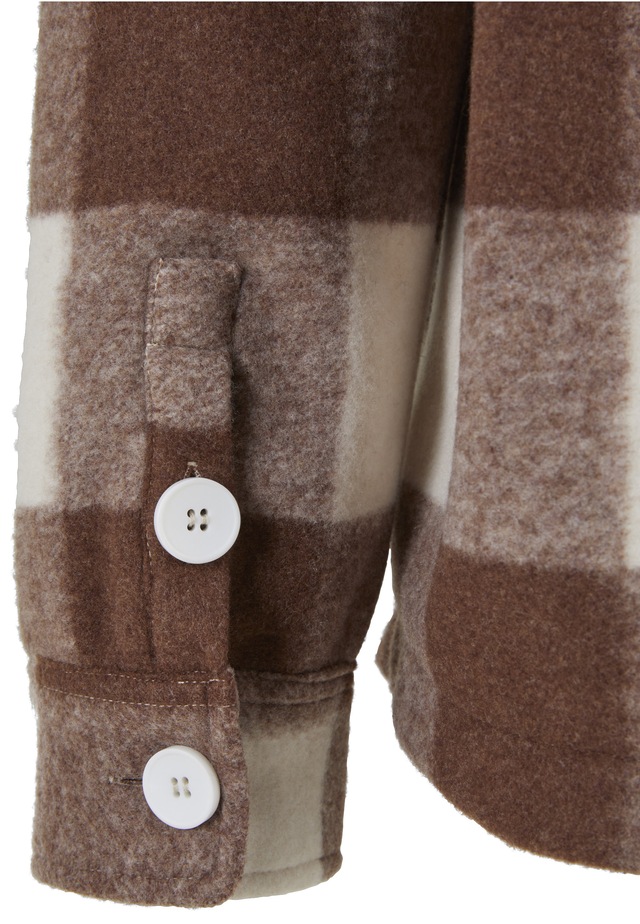URBAN CLASSICS Langmantel »Urban Classics Big Check Jacket With Hood«