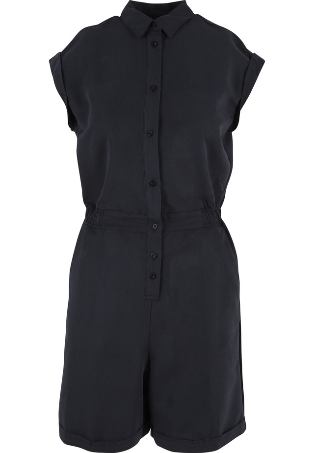 URBAN CLASSICS Jumpsuit »Urban Classics Damen Ladies Viscose Twill Jumpsuit« 1 Stk.