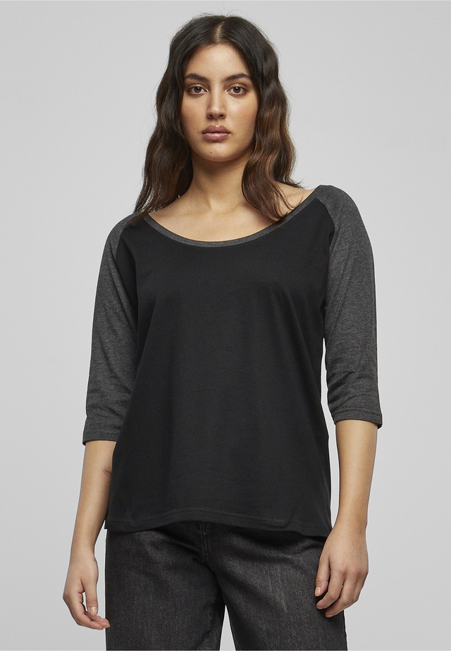 URBAN CLASSICS Kurzarmshirt »Urban Classics Damen Ladies 3/4 Contrast Raglan Tee« 1 Stk.