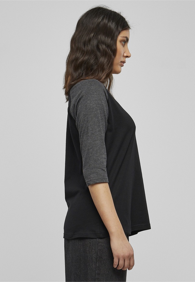 URBAN CLASSICS Kurzarmshirt »Urban Classics Damen Ladies 3/4 Contrast Raglan Tee« 1 Stk.