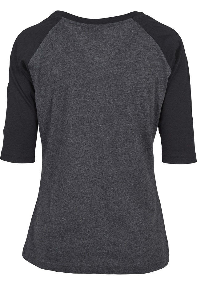 URBAN CLASSICS Kurzarmshirt »Urban Classics Damen Ladies 3/4 Contrast Raglan Tee« 1 Stk.