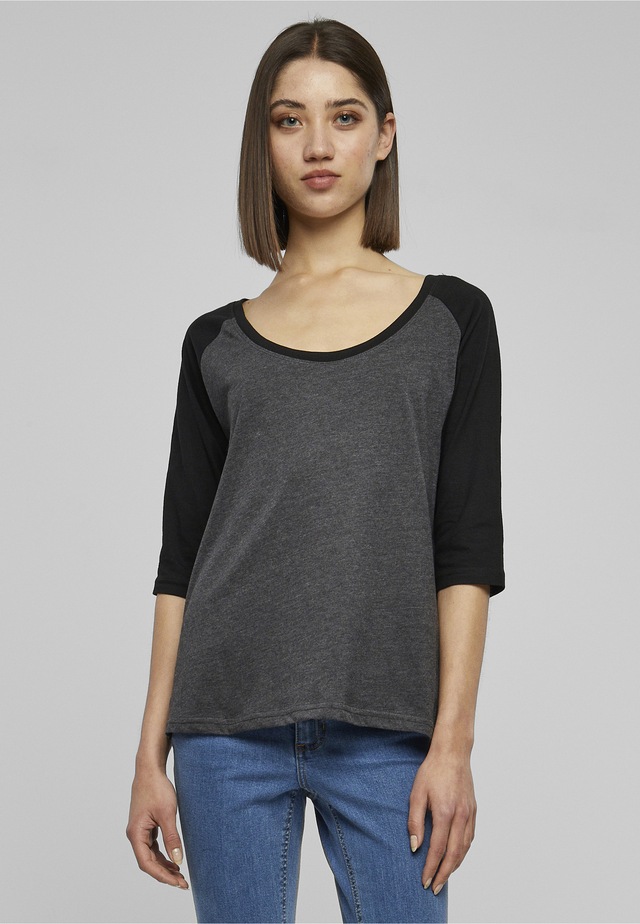 URBAN CLASSICS Kurzarmshirt »Urban Classics Damen Ladies 3/4 Contrast Raglan Tee« 1 Stk.
