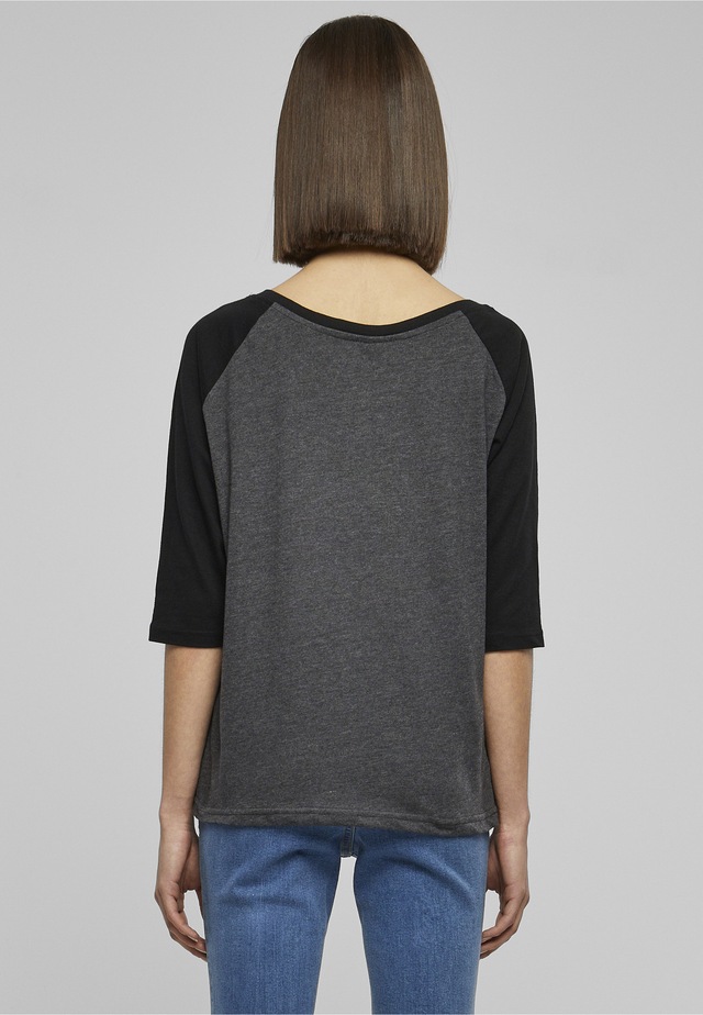 URBAN CLASSICS Kurzarmshirt »Urban Classics Damen Ladies 3/4 Contrast Raglan Tee« 1 Stk.