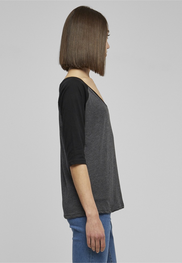 URBAN CLASSICS Kurzarmshirt »Urban Classics Damen Ladies 3/4 Contrast Raglan Tee« 1 Stk.