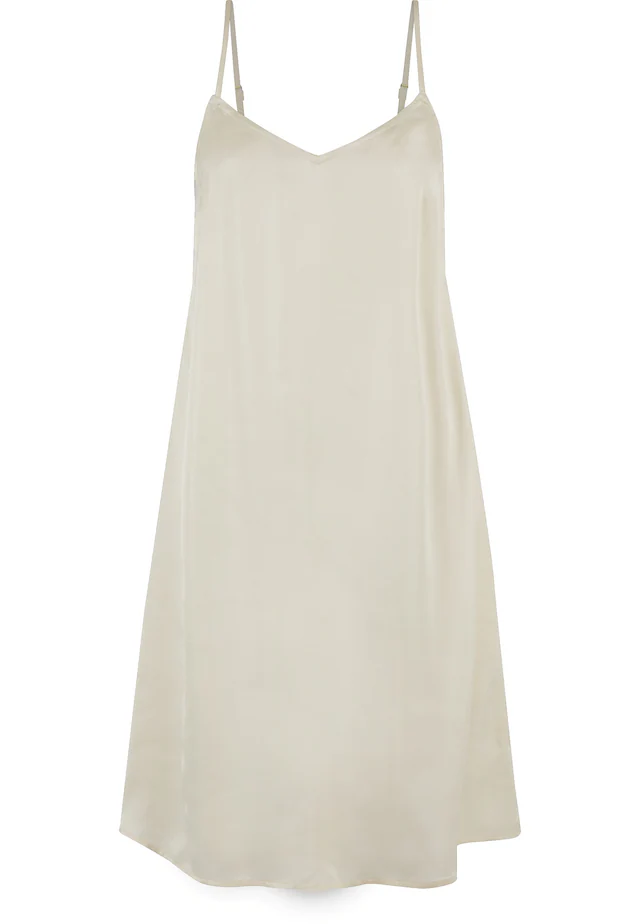URBAN CLASSICS Shirtkleid »Urban Classics Damen Ladies Viscose Satin Slip Dress« 1 Stk. tlg.