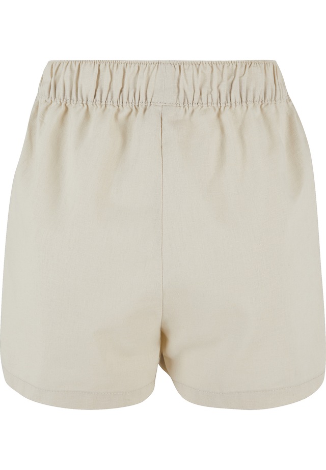 URBAN CLASSICS Shorts »Urban Classics Damen Ladies Linen Mixed Boxer Shorts«