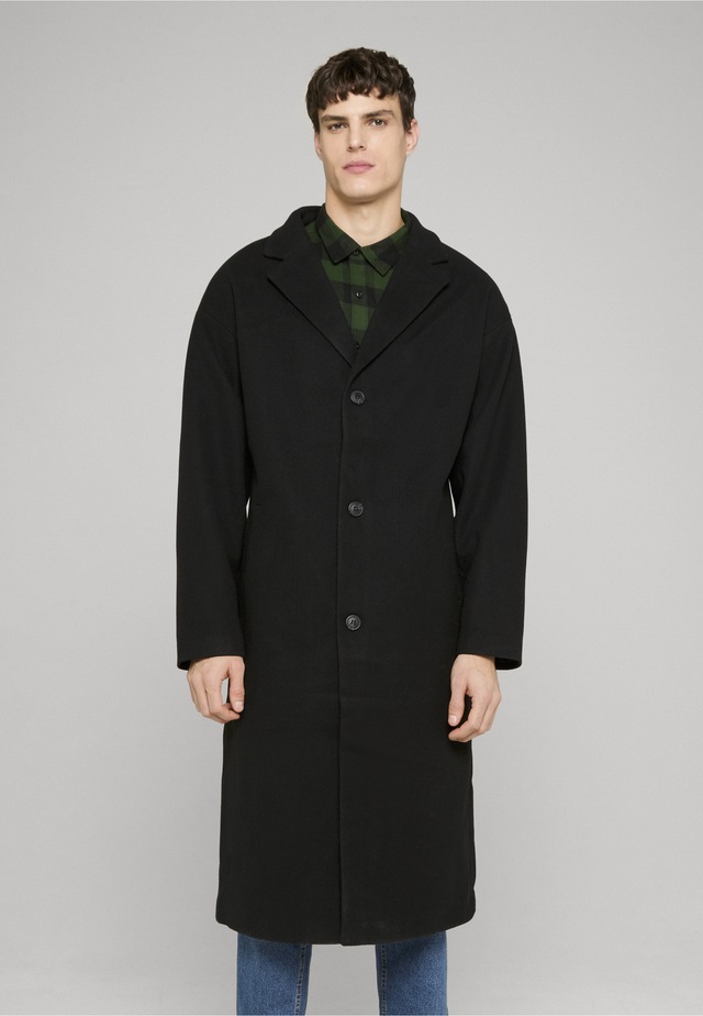 URBAN CLASSICS Cabanjacke »Urban Classics Herren Long Coat« 1 Stk. tlg. ohne Kapuze