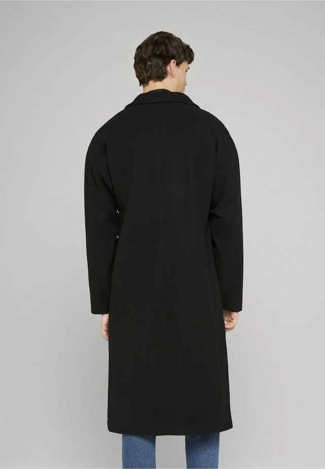 URBAN CLASSICS Cabanjacke »Urban Classics Herren Long Coat« 1 Stk. tlg. ohne Kapuze