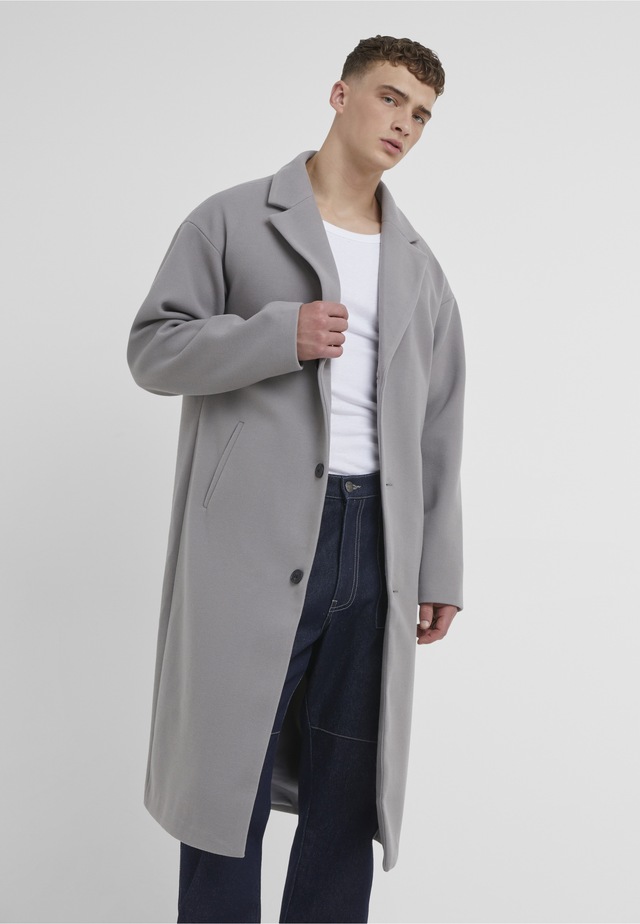 URBAN CLASSICS Cabanjacke »Urban Classics Herren Long Coat« 1 Stk. tlg. ohne Kapuze