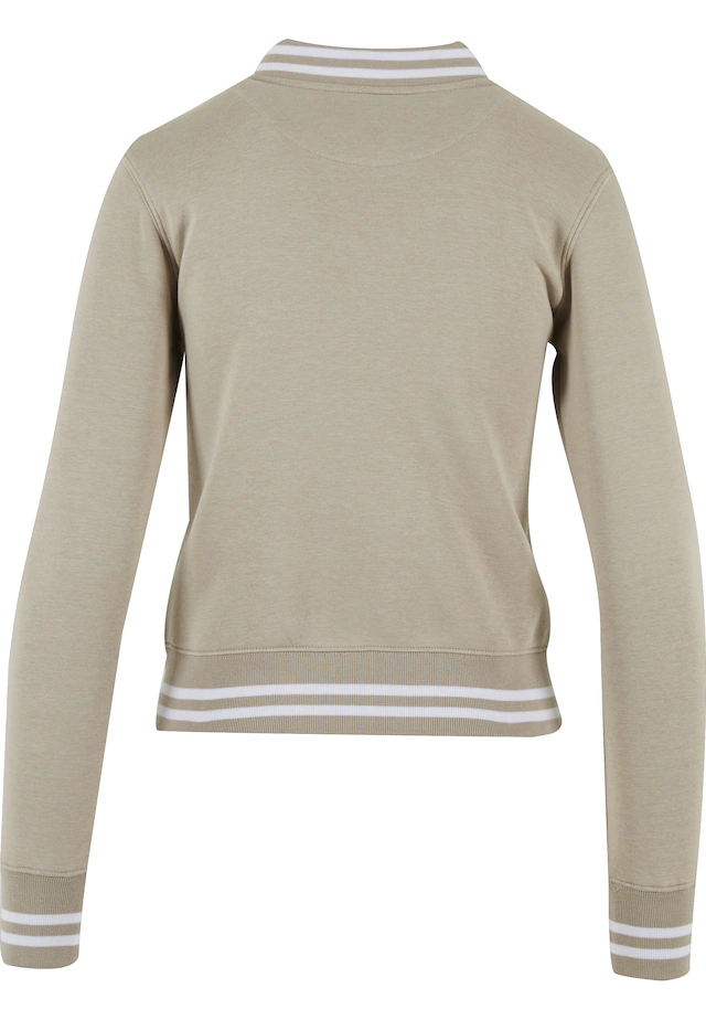 URBAN CLASSICS Funktionsmantel »Urban Classics Damen Ladies College Sweat Jacket«