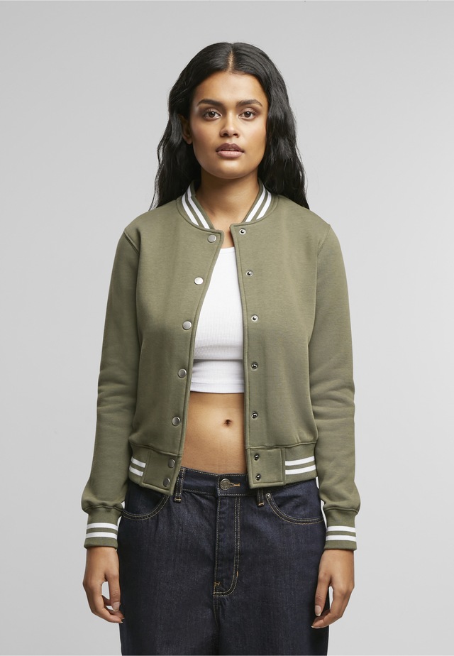 URBAN CLASSICS Funktionsmantel »Urban Classics Damen Ladies College Sweat Jacket«