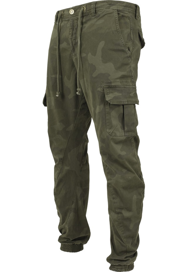 URBAN CLASSICS Cargohose »Urban Classics Herren Camo Cargo Jogging Pants«