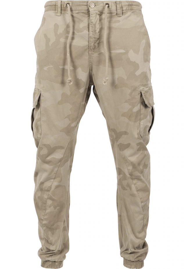 URBAN CLASSICS Cargohose »Urban Classics Herren Camo Cargo Jogging Pants«