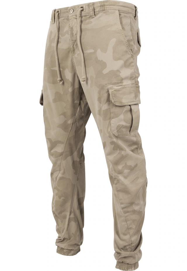 URBAN CLASSICS Cargohose »Urban Classics Herren Camo Cargo Jogging Pants«