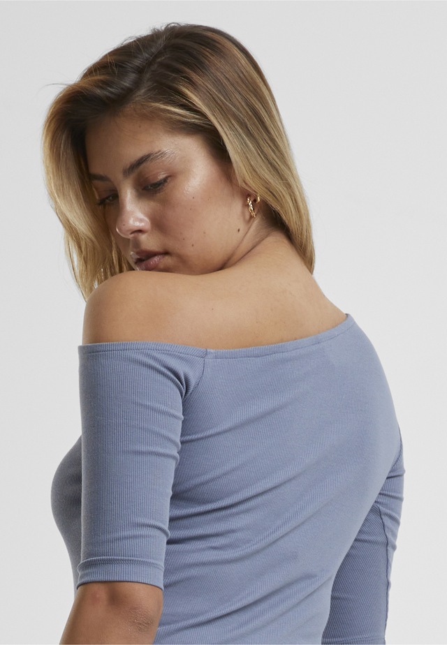 URBAN CLASSICS T-Shirt »Urban Classics Ladies Organic Asymmetric Rib Tee« 1 Stk.