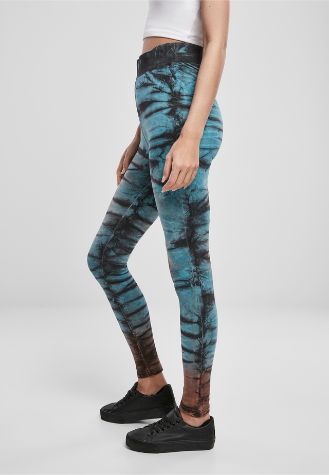 URBAN CLASSICS Leggings »Urban Classics Damen Ladies Cotton Tie Dye High Waist Leggings«