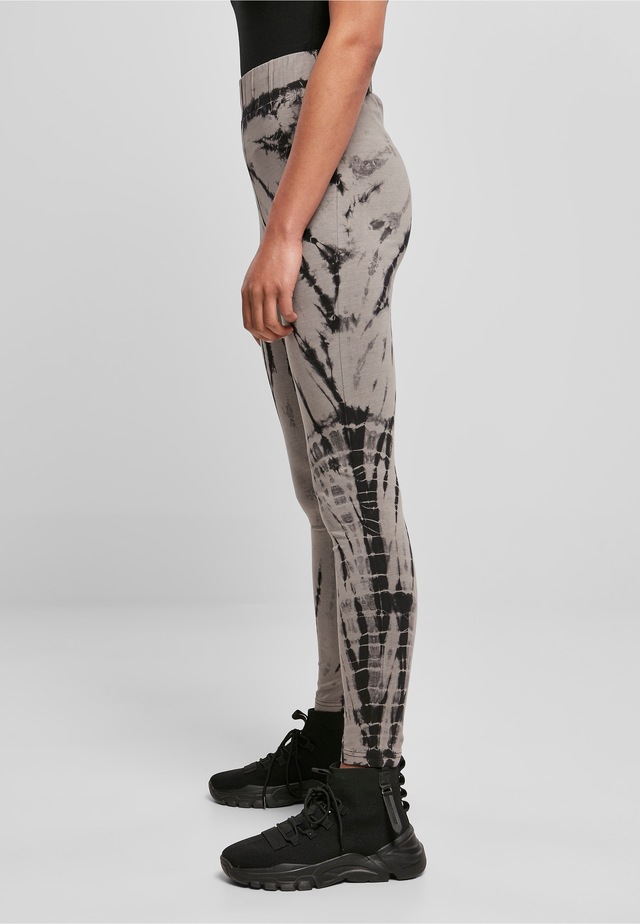 URBAN CLASSICS Leggings »Urban Classics Damen Ladies Cotton Tie Dye High Waist Leggings«
