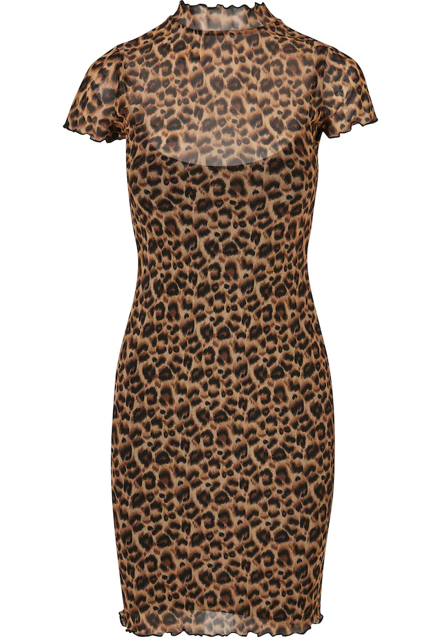 URBAN CLASSICS Shirtkleid »Urban Classics Damen Ladies Mesh Double Layer Dress« 1 tlg.