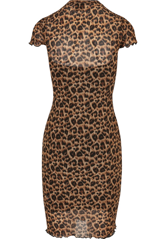 URBAN CLASSICS Shirtkleid »Urban Classics Damen Ladies Mesh Double Layer Dress« 1 tlg.