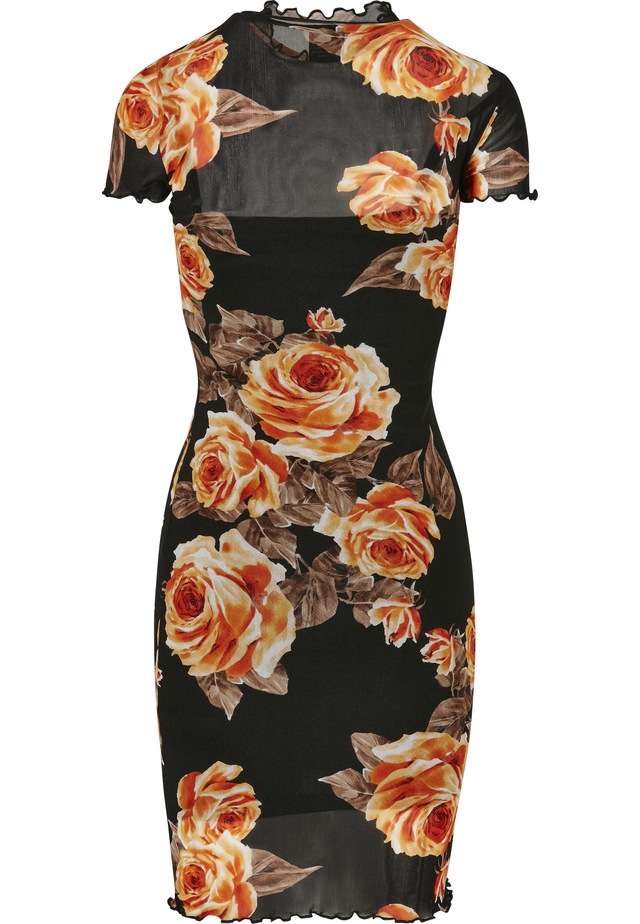 URBAN CLASSICS Shirtkleid »Urban Classics Damen Ladies Mesh Double Layer Dress« 1 tlg.